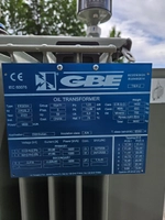 1600kVA, 22-11 / 0,415kV