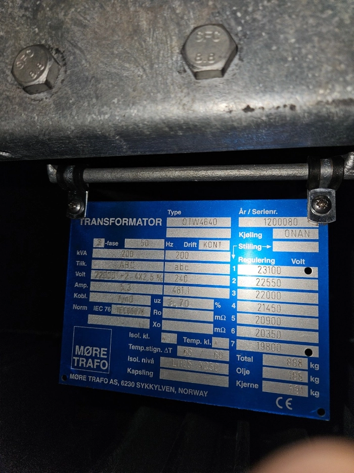 1200080 / 200kVA