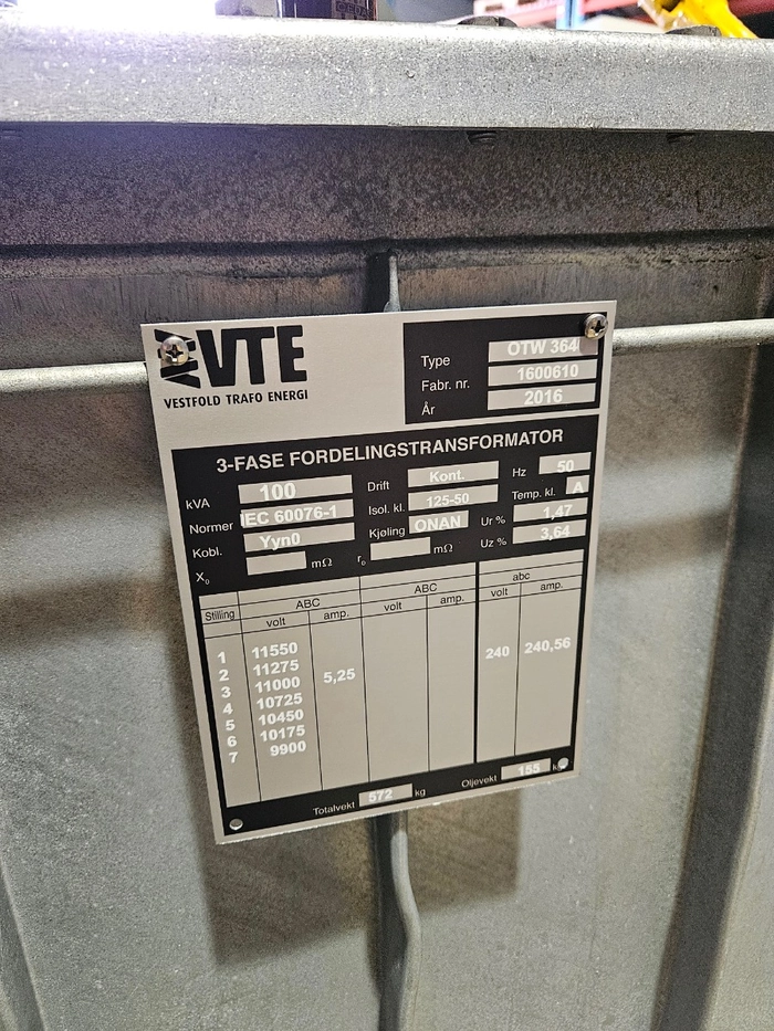1600610 / 100kVA