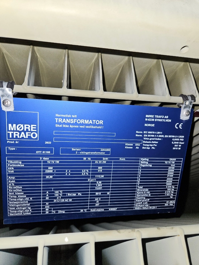 2202200 / 800kVA