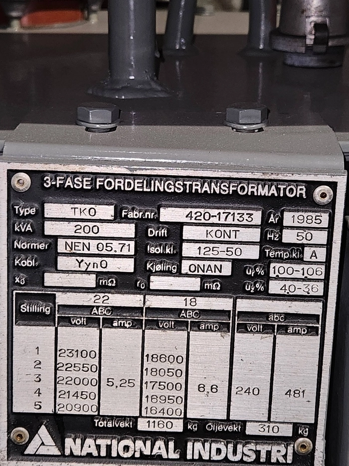 420-17133 / 200kVA