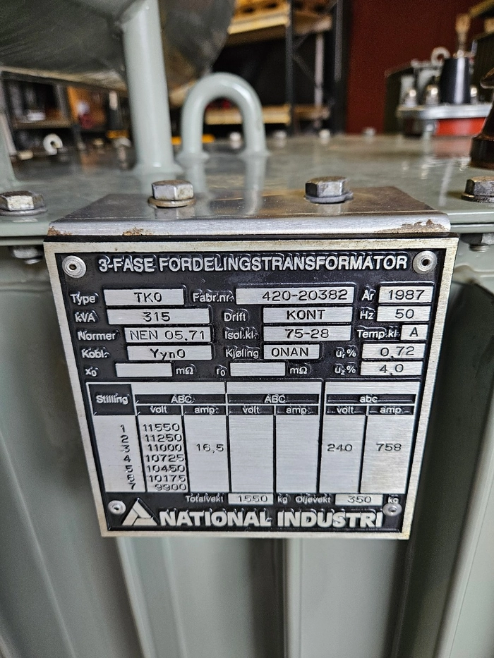 420-20382 / 315kVA