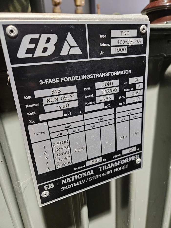 420-26043 / 315kVA
