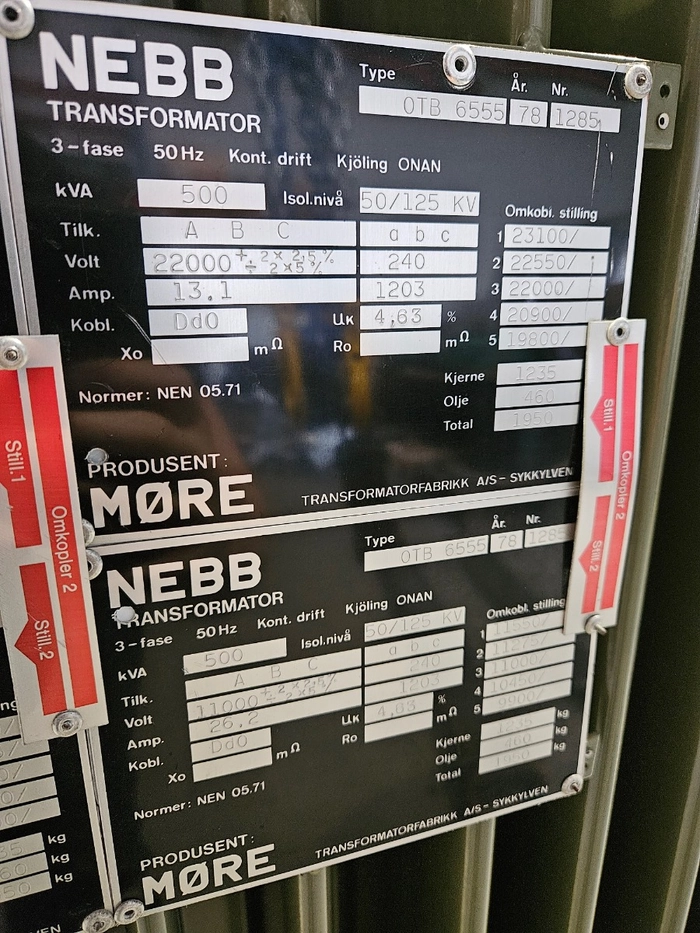 781285 / 500kVA