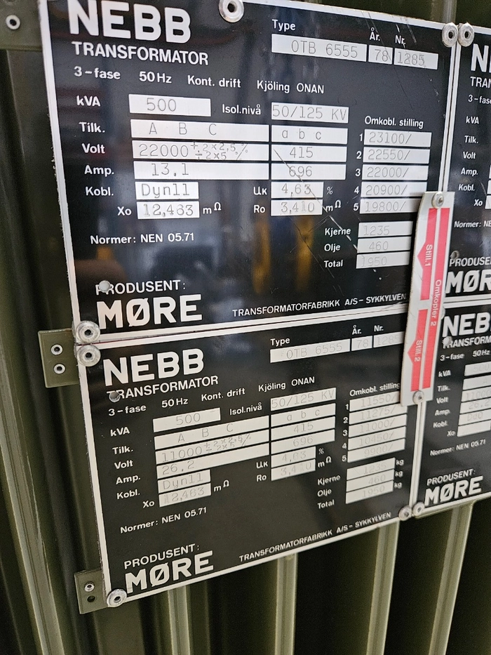 781285 / 500kVA