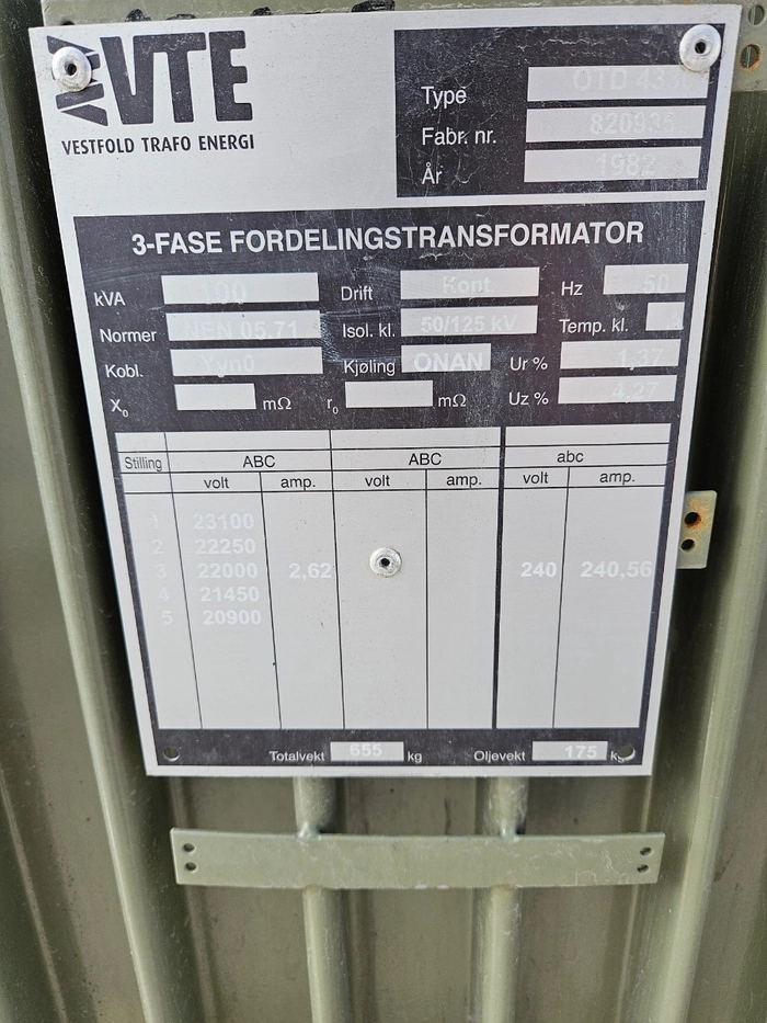820935 / 100kVA